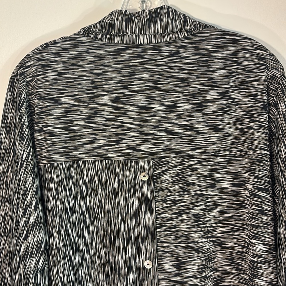 Parsley & Sage Monochrome Striped women’s Top - Picture 8 of 11